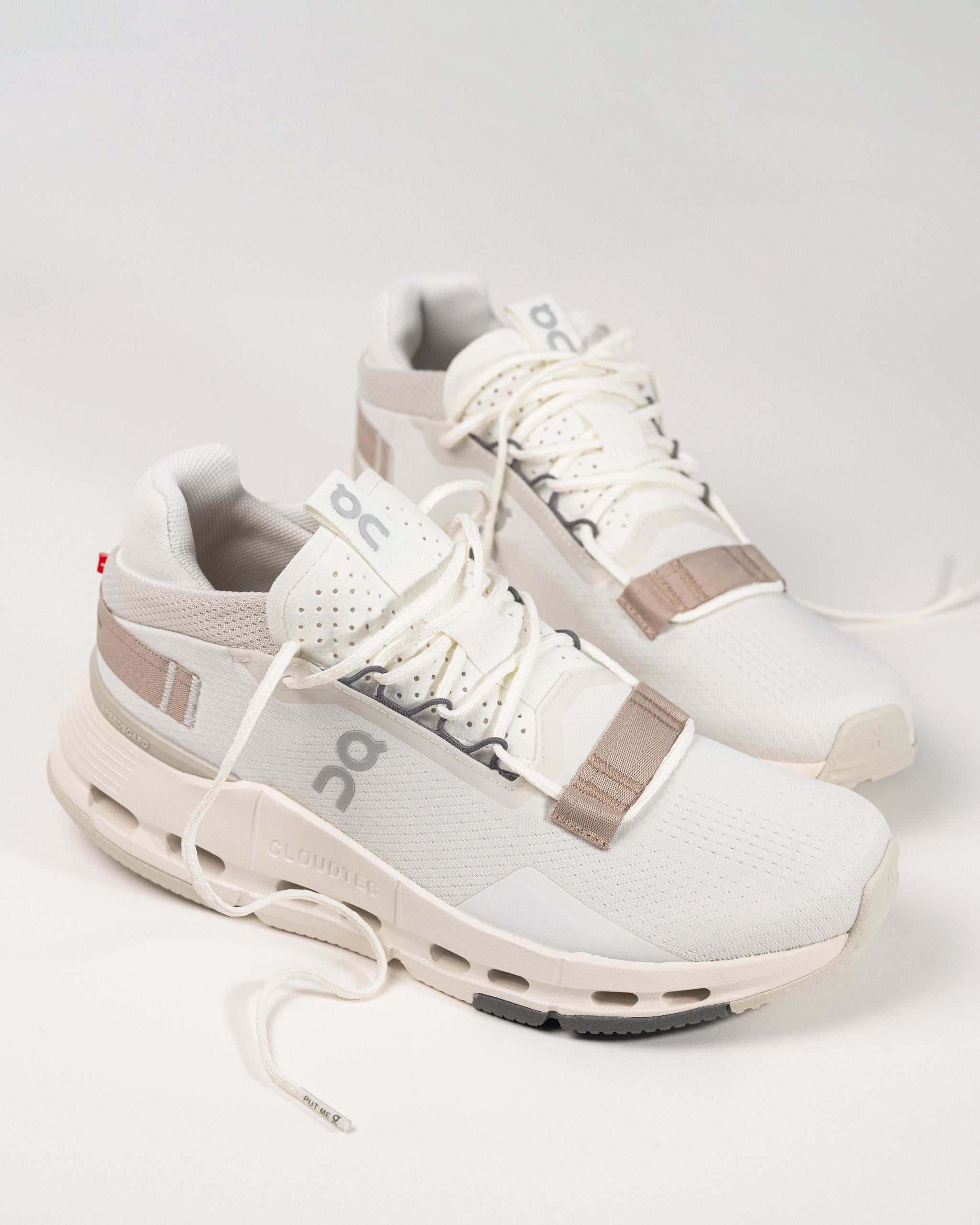 Women's On Running Cloudnova 2 Everyday Sneaker in Ice/Sand