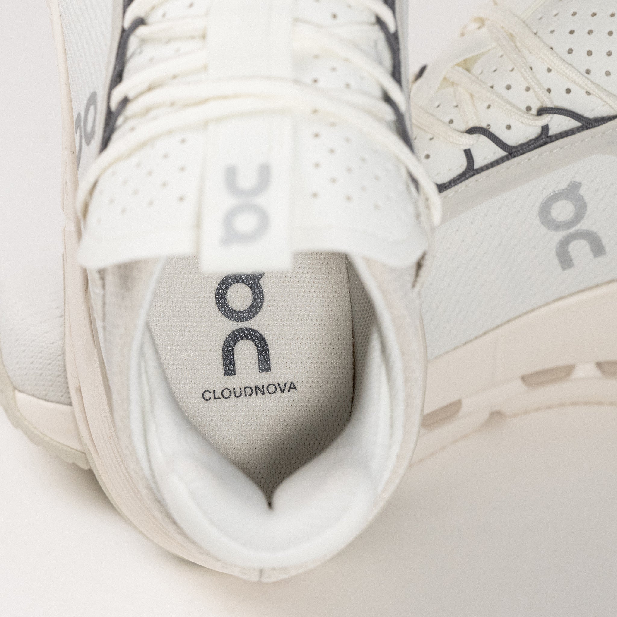 Women's On Running Cloudnova 2 Everyday Sneaker in Ice/Sand
