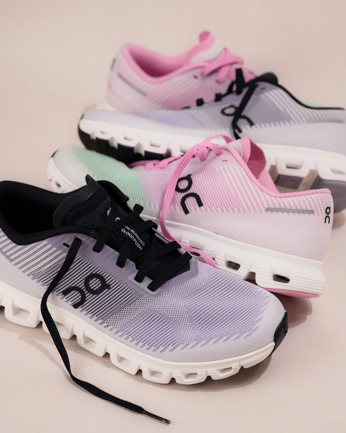 Women’s On Cloud 6 Push Lightweight All-Day Shoe in Lilac/Black