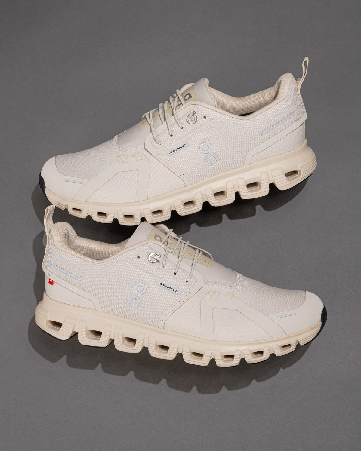 On Cloud 6 Waterproof Women’s Shoe in Pearl / Cream – All Day Rain-Ready Comfort