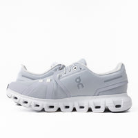 Women's On Running Cloud 6 step-in shoe in Glacier/White