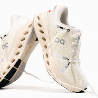 Women's On Running Cloudsurfer 2 Running Shoe in Ivory/Ivory