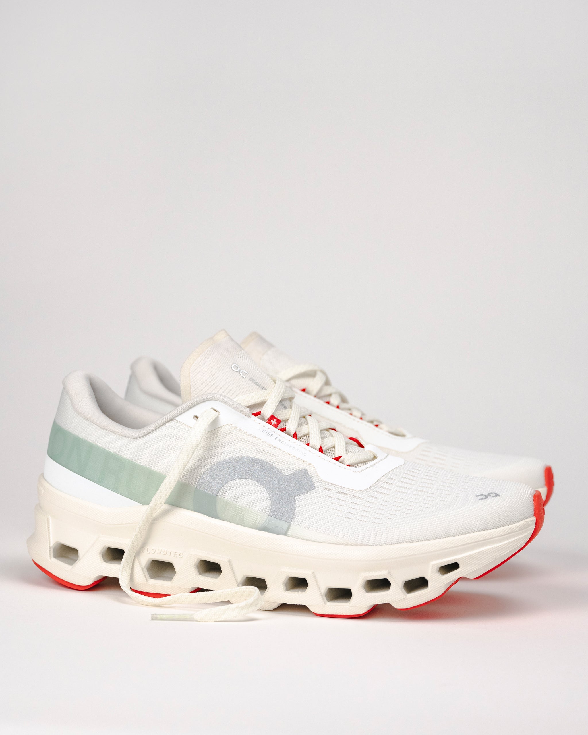 On Cloudmonster 1 Women's – Max‑Cushioned Running Shoe Ivory/Creek