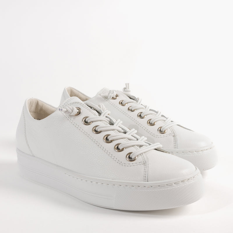 HADLEY SNEAKER - WHITE - LEATHER