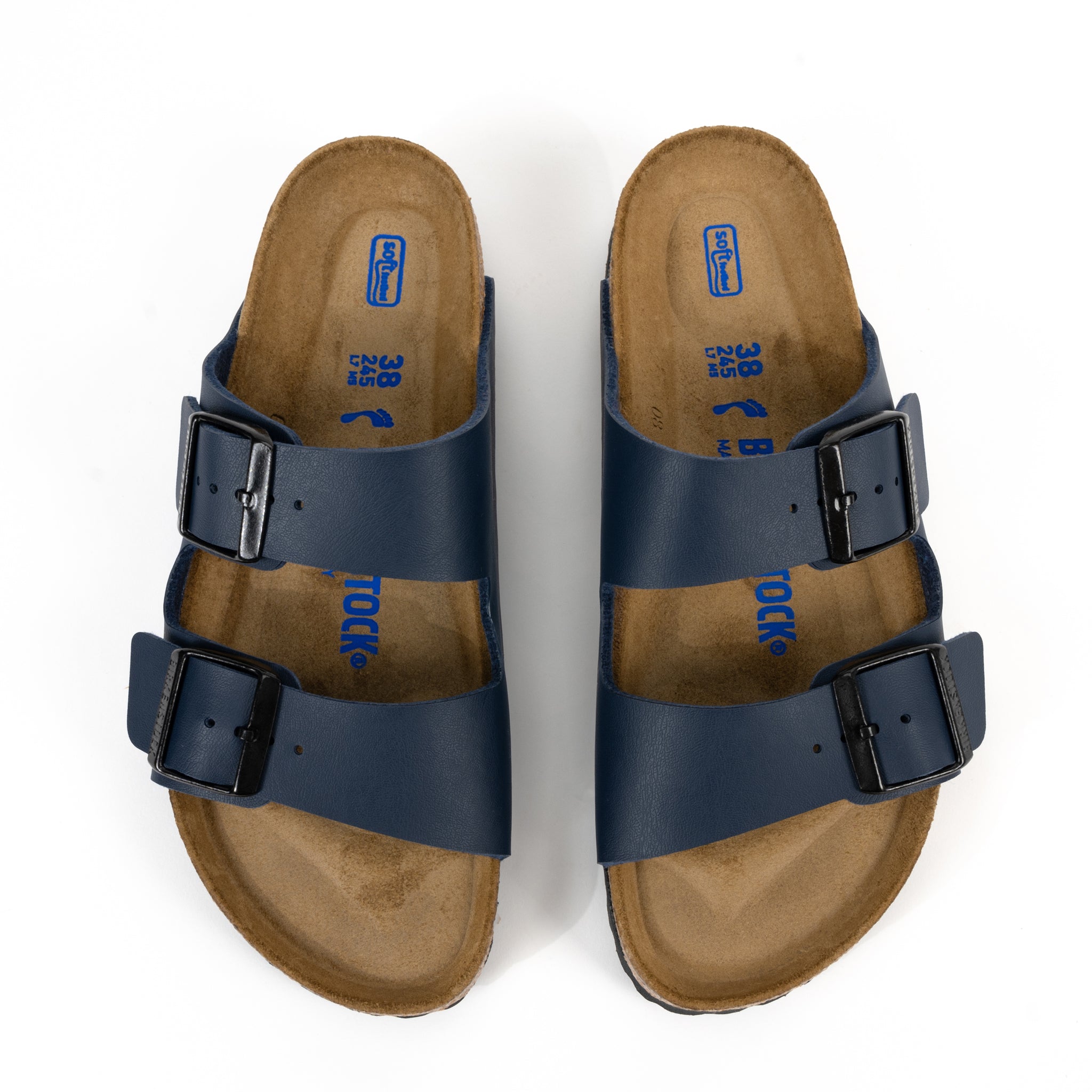 Navy birkenstocks women's deals