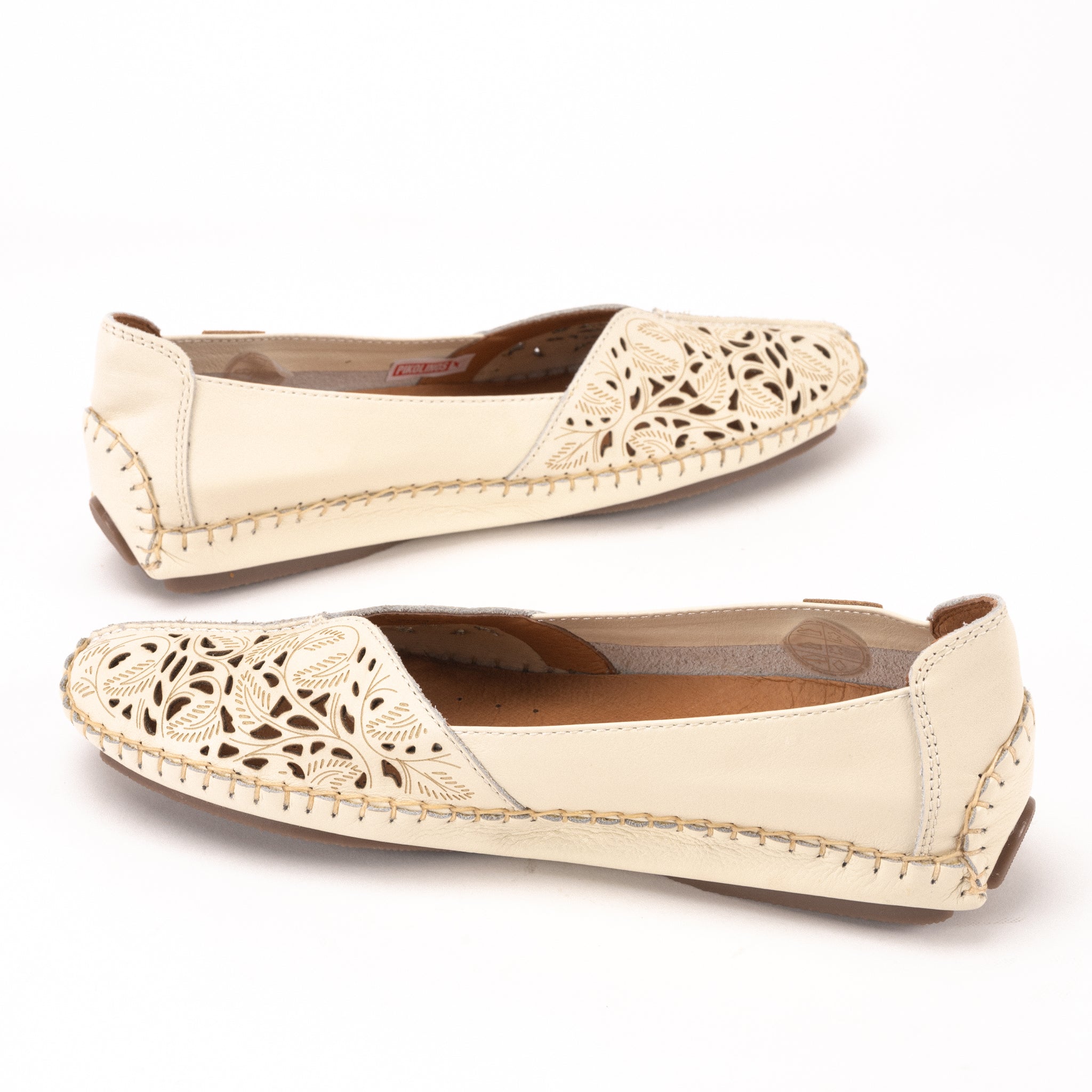 WOMEN'S PIKOLINOS JEREZ SO - NATA - LEATHER – Plaza Shoe Store