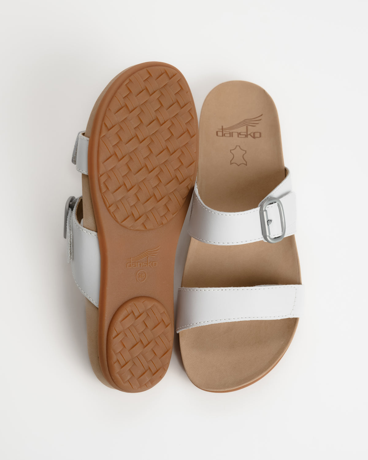 JUSTINE - WHITE - LEATHER