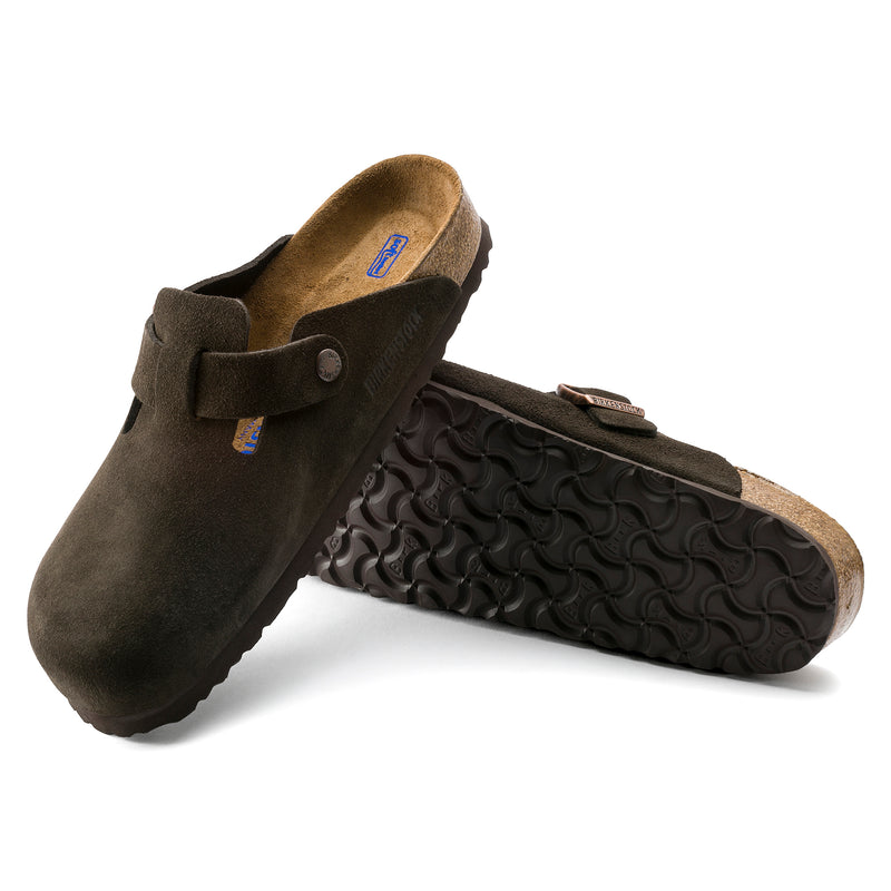 BOSTON SOFT CLOG - MOCHA - SUEDE