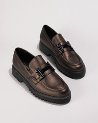 Gabor Bristol Loafer in Smog leather