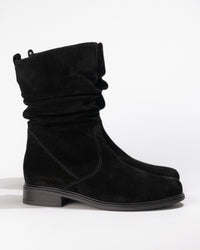 Side profile of Gabor 72.793 Slouch Boot in suede velour women’s