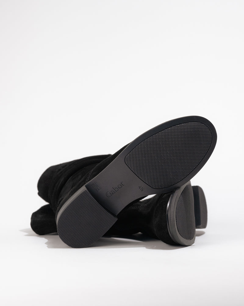 Bottom outsole view of Gabor 72.793 Slouch Boot showing tread pattern