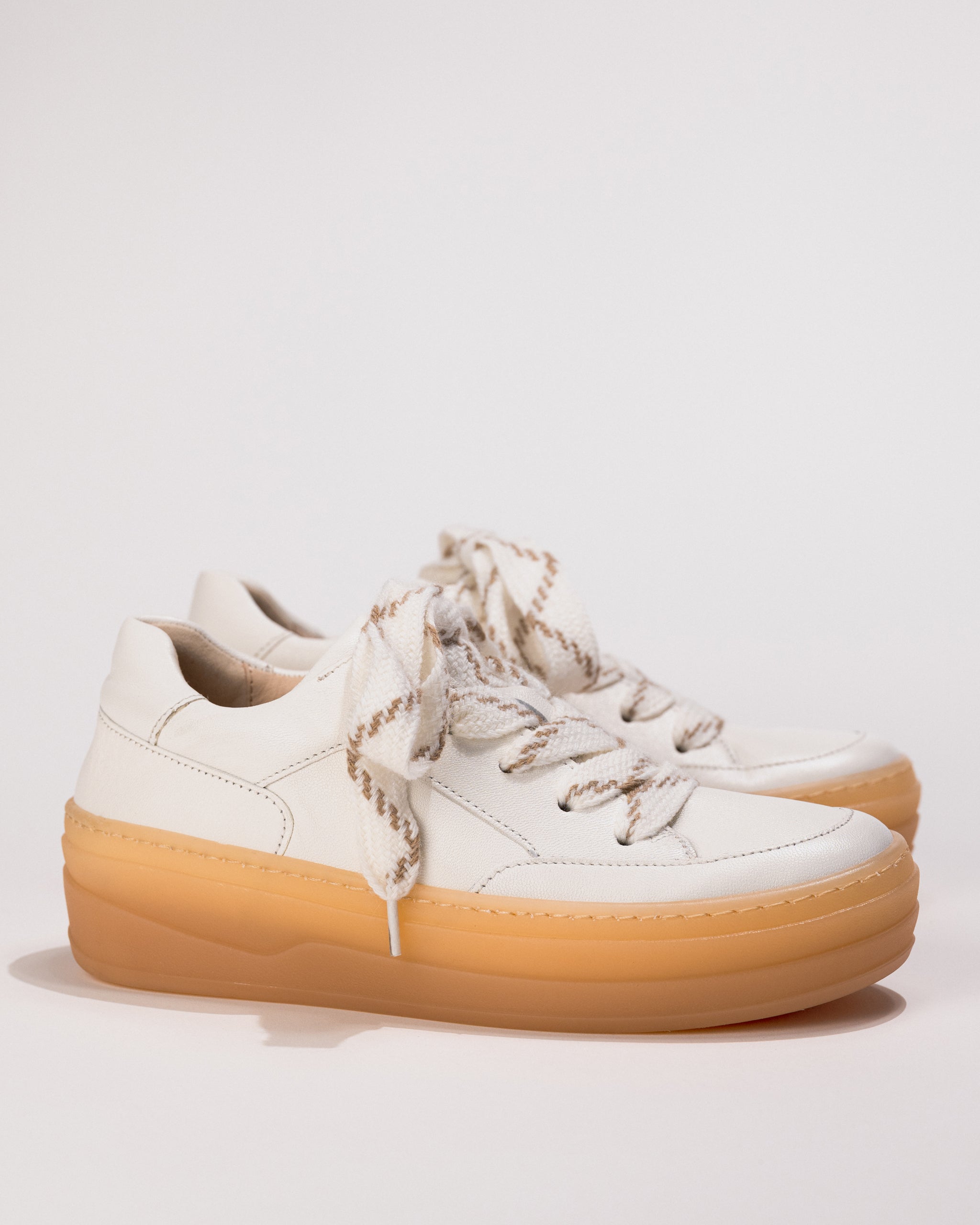 Gabor Women's Chunky Platform Sneaker 73.351.20 in White Leather