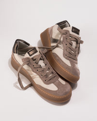 Gabor Retro Oxford Sneaker in latte suede
