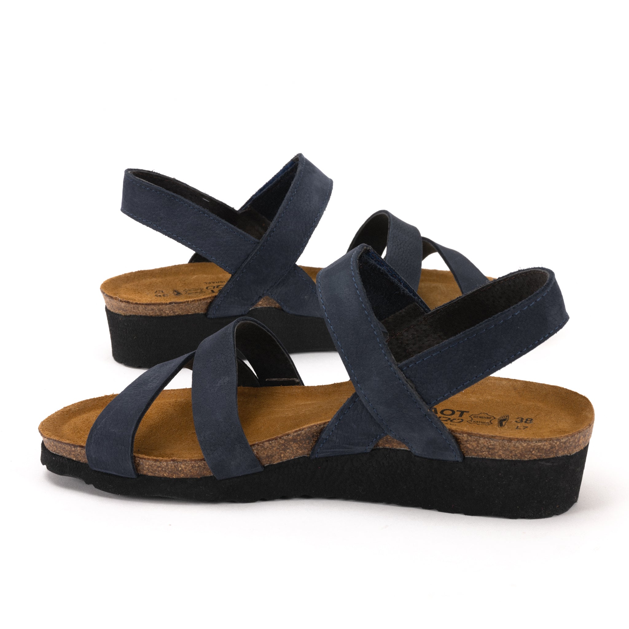 WOMEN'S NAOT KAYLA - NAVY - NUBUCK – Plaza Shoe Store