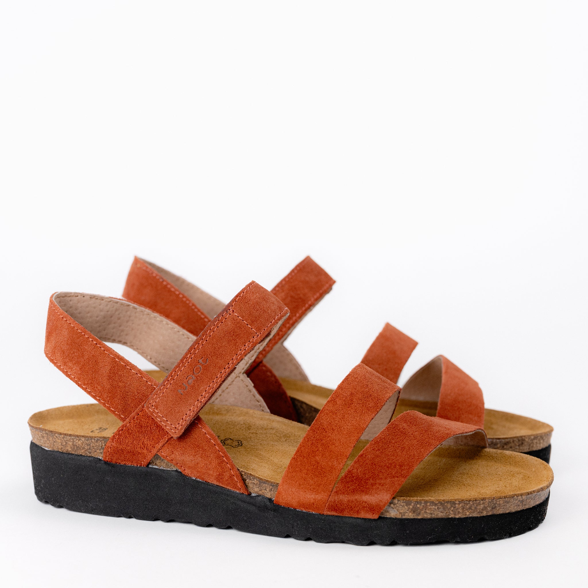 Women's Naot Kayla Sandal in Spice Suede – Plaza Shoe Store