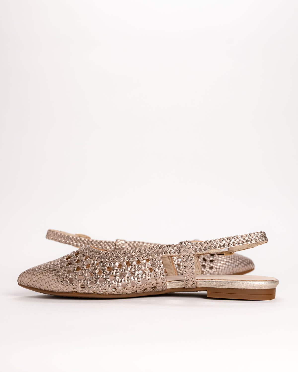 CAMILLE SLINGBACK - GOLD - LEATHER