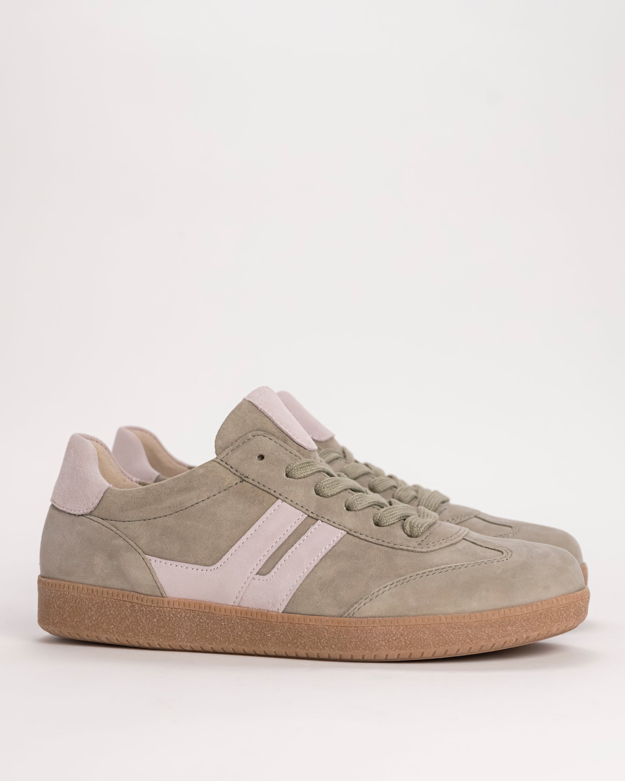 Gabor City Sneaker 83.300.34 in Sage Suede – Women's Casual Shoe