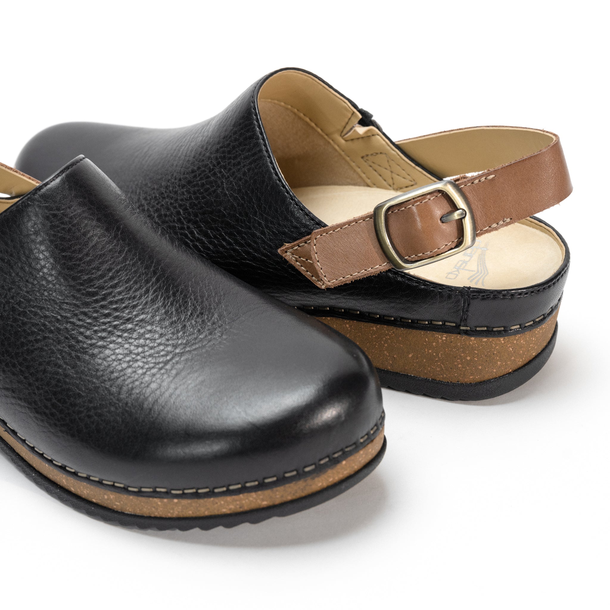 dansko ブラック スリングバックサンダル 39 24.5〜25cm Justine Black Calf – Dansko