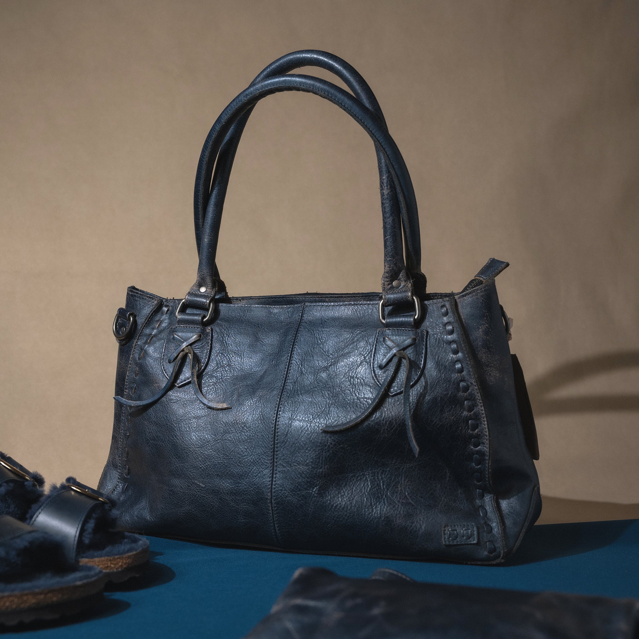 ROCKABABY - COBALT - LEATHER – Plaza Shoe Store