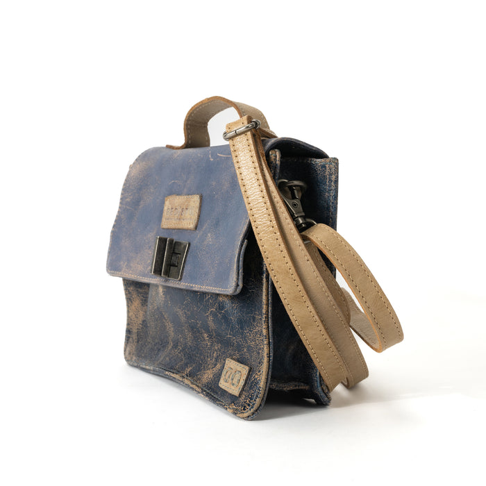 BED|STU Improv Handbag with removable crossbody strap, highlighting its versatility and eco-friendly materials.