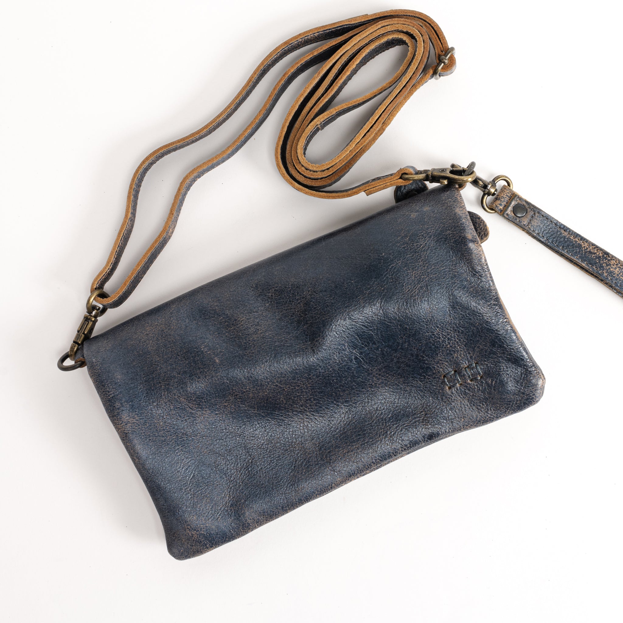 BED|STU Cadence Compact Handbag in Cobalt Blue Leather – Plaza