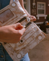 Bed|Stu Cadence Multi-Way Handbag in Nectar Lux (rustic white) - Crossbody and Clutch