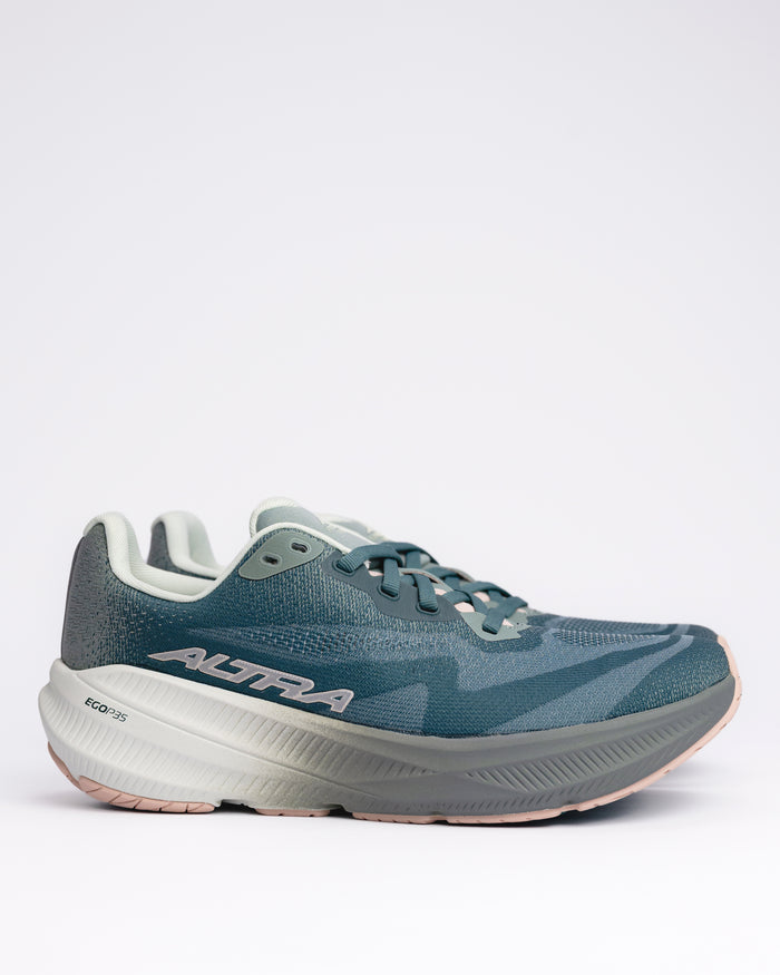 Women's Altra Experience Flow 3 Road Running Shoe – Low-Drop Rockered Daily Trainer in Sea Pine / Ice