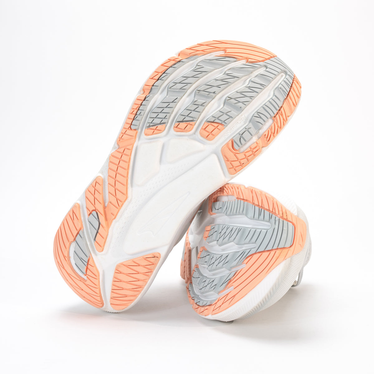 Outsole image of women’s Altra FWD VIA, showing durable rubber grip designed for road running.