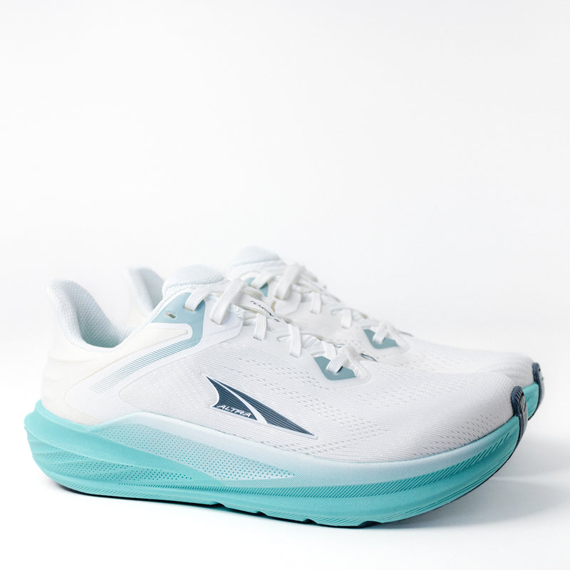 Women’s Altra Torin 8 Zero Drop Athletic Shoe in White/Green, AL0A85QF-130