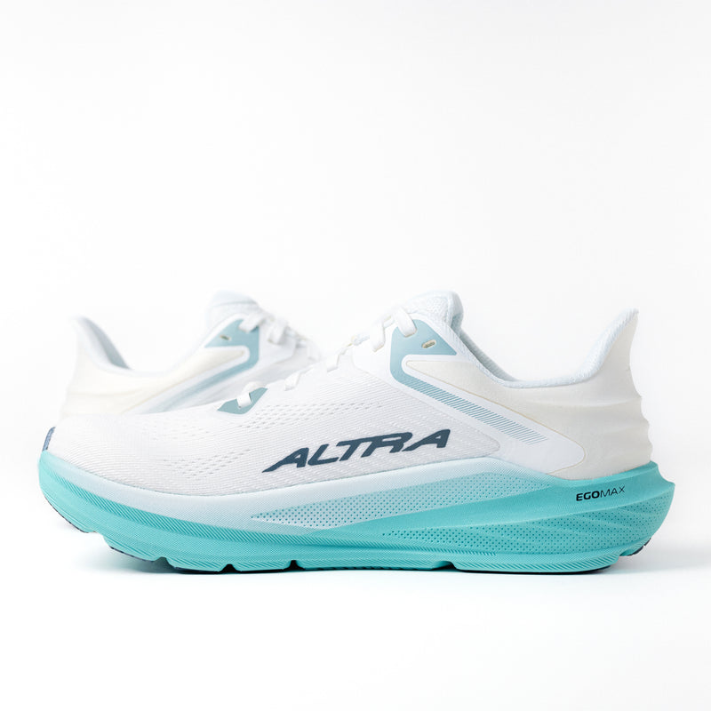 Women’s Altra Torin 8 Zero Drop Athletic Shoe in White/Green, AL0A85QF-130