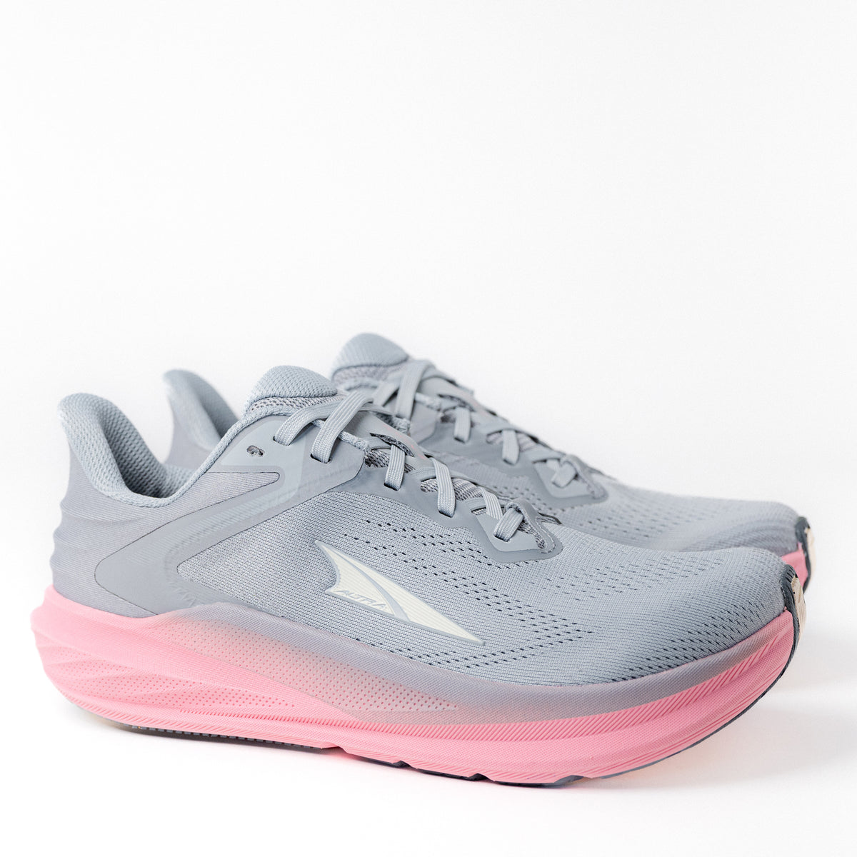 Women’s Altra Torin 8 Zero Drop Athletic Shoe in Gray/Pink, AL0A85QF-262