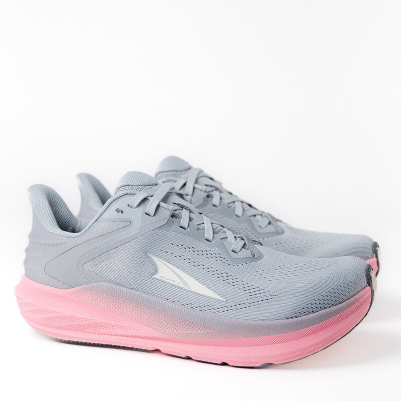 Women’s Altra Torin 8 Zero Drop Athletic Shoe in Gray/Pink, AL0A85QF-262