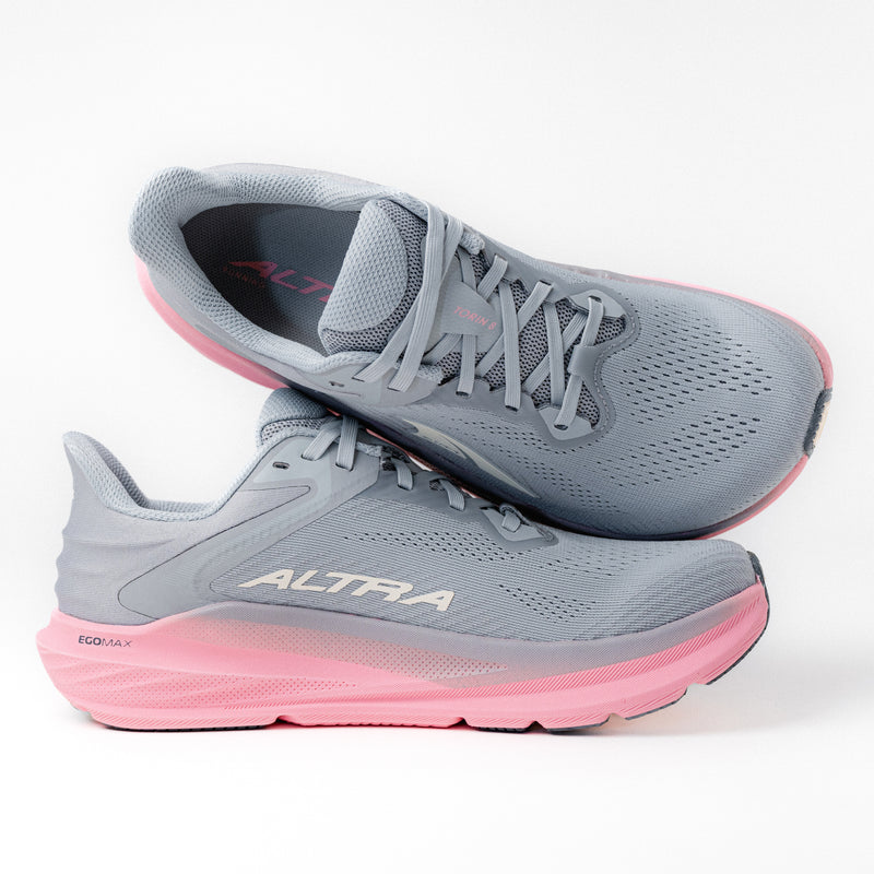 Women’s Altra Torin 8 Zero Drop Athletic Shoe in Gray/Pink, AL0A85QF-262