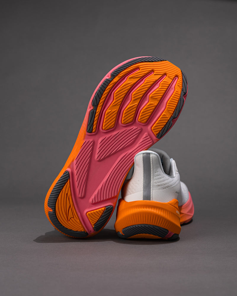 Women’s Altra Experience Flow 2 Road Running Shoe in White/Orange