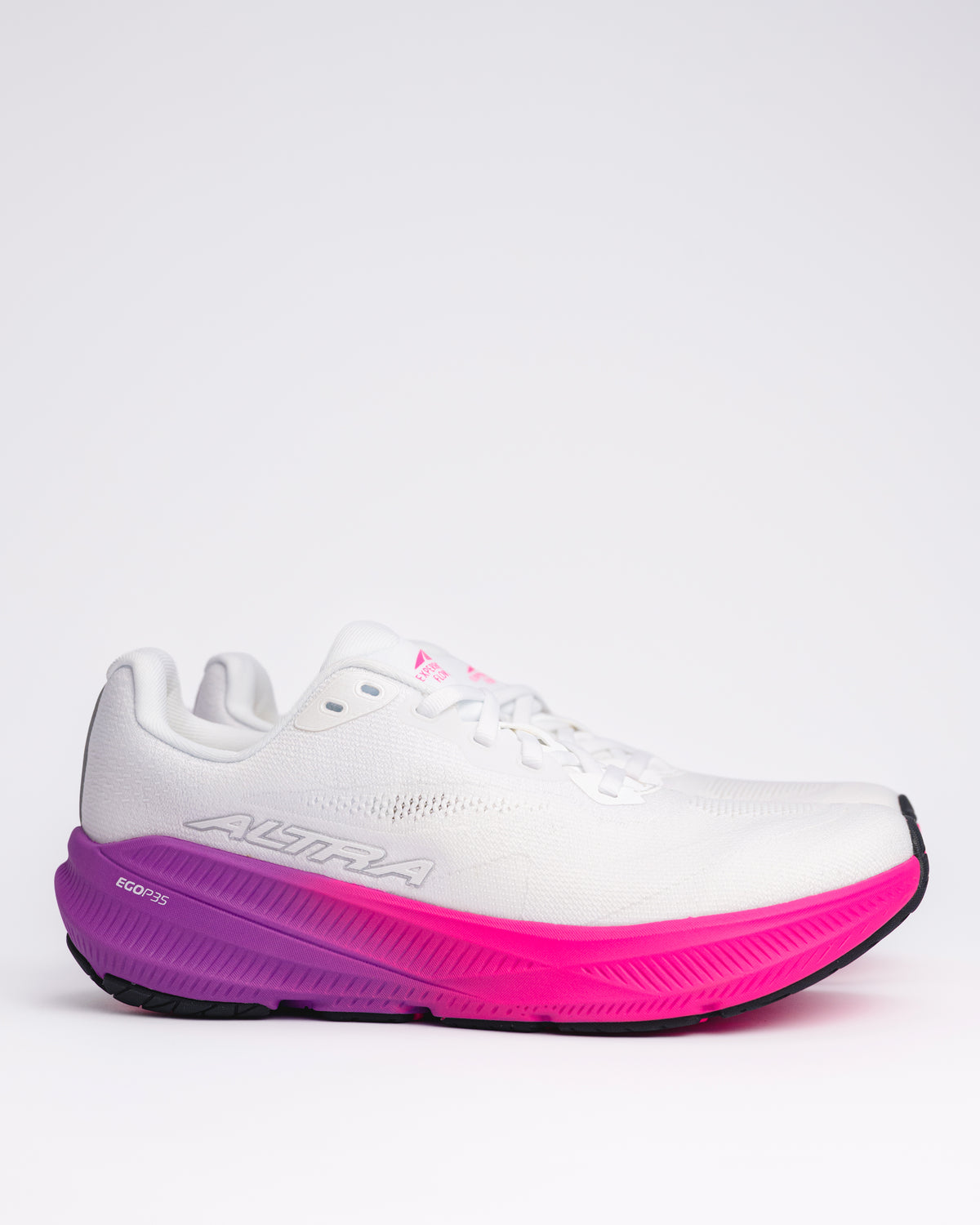 Women's Altra Experience Flow 3 Road Running Shoe – Low-Drop Rockered Daily Trainer in White / Purple