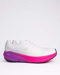 Women's Altra Experience Flow 3 Road Running Shoe – Low-Drop Rockered Daily Trainer in White / Purple