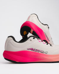 W-TORIN 9 - COCONUT CREAM/PINK - MESH
