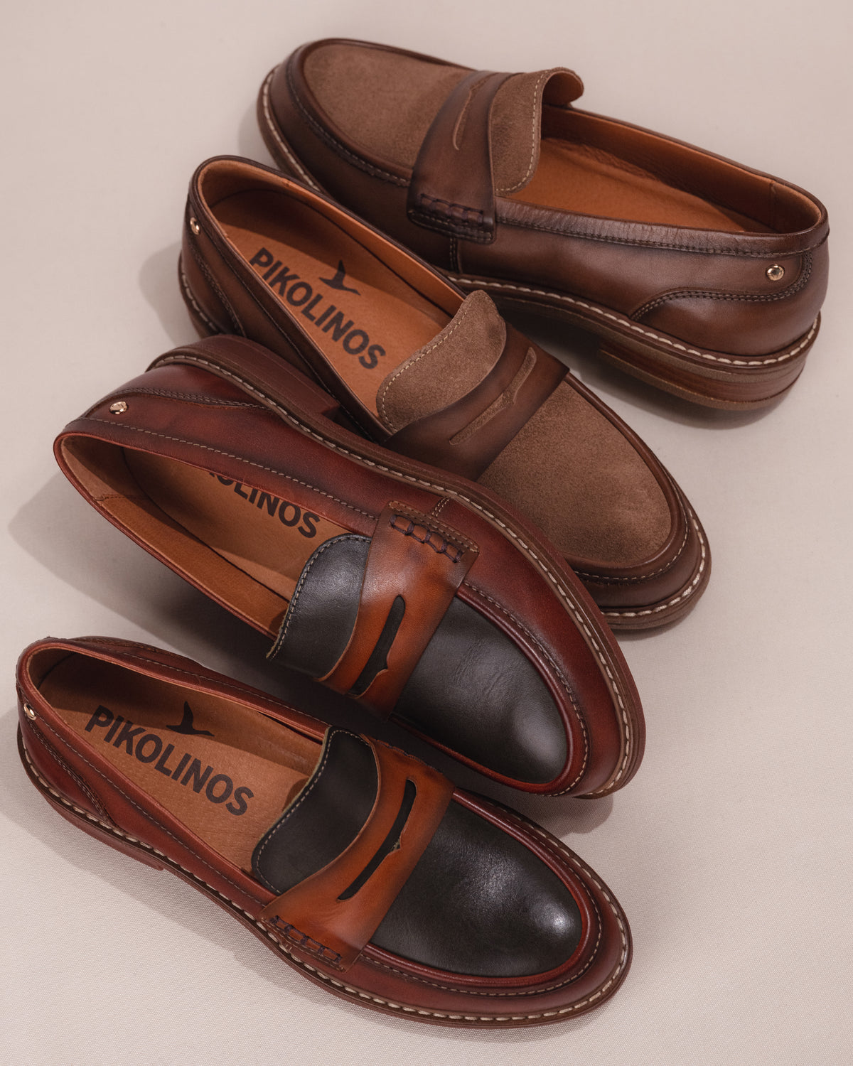 Women's Pikolinos Aldaya Penny Loafers Leather
