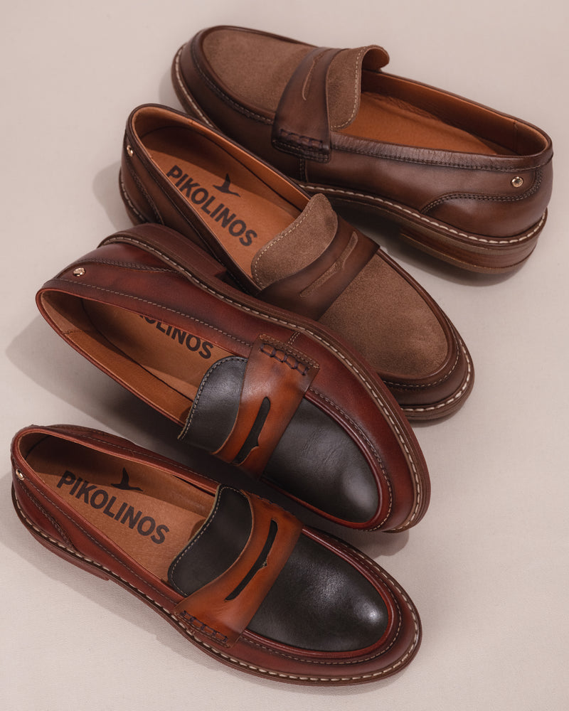 Women's Pikolinos Aldaya Penny Loafers Leather