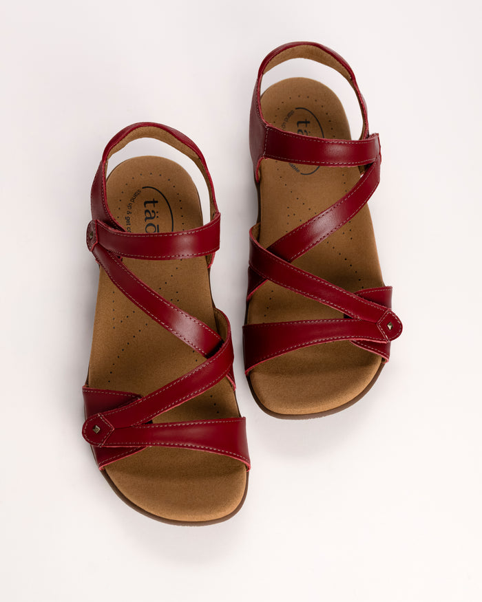 BIG TIME - RED - LEATHER