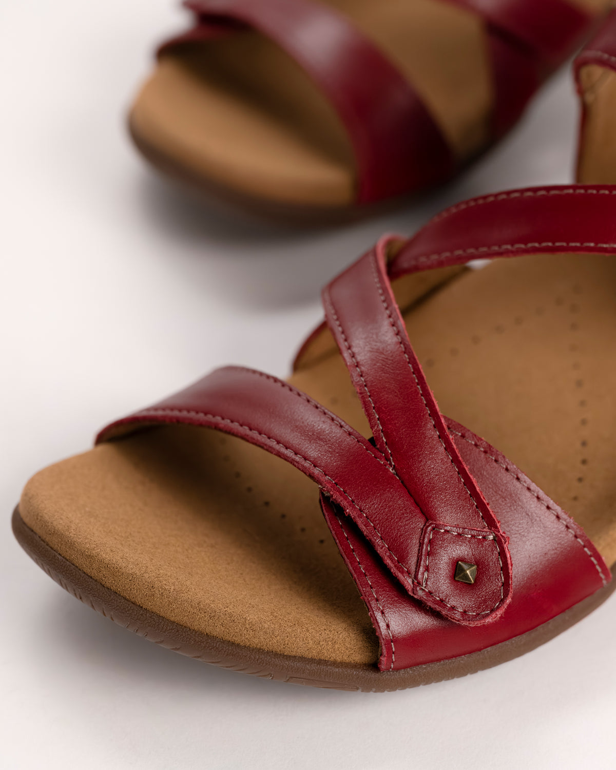 BIG TIME - RED - LEATHER