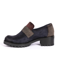GLASS LOAFER - NAVY - SUEDE