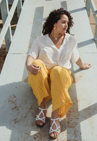 Women's Naot Dorith Sandal in White Leather