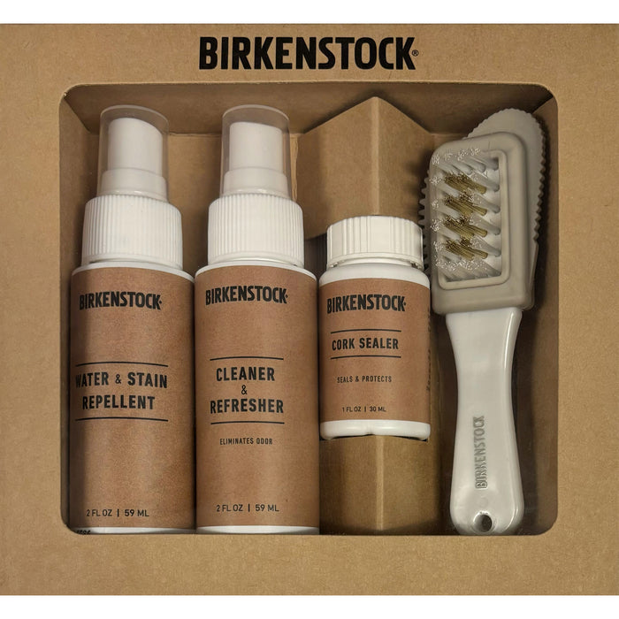 Care for your Birkenstock sandals with this complete Care Kit that includes all the proper tools.