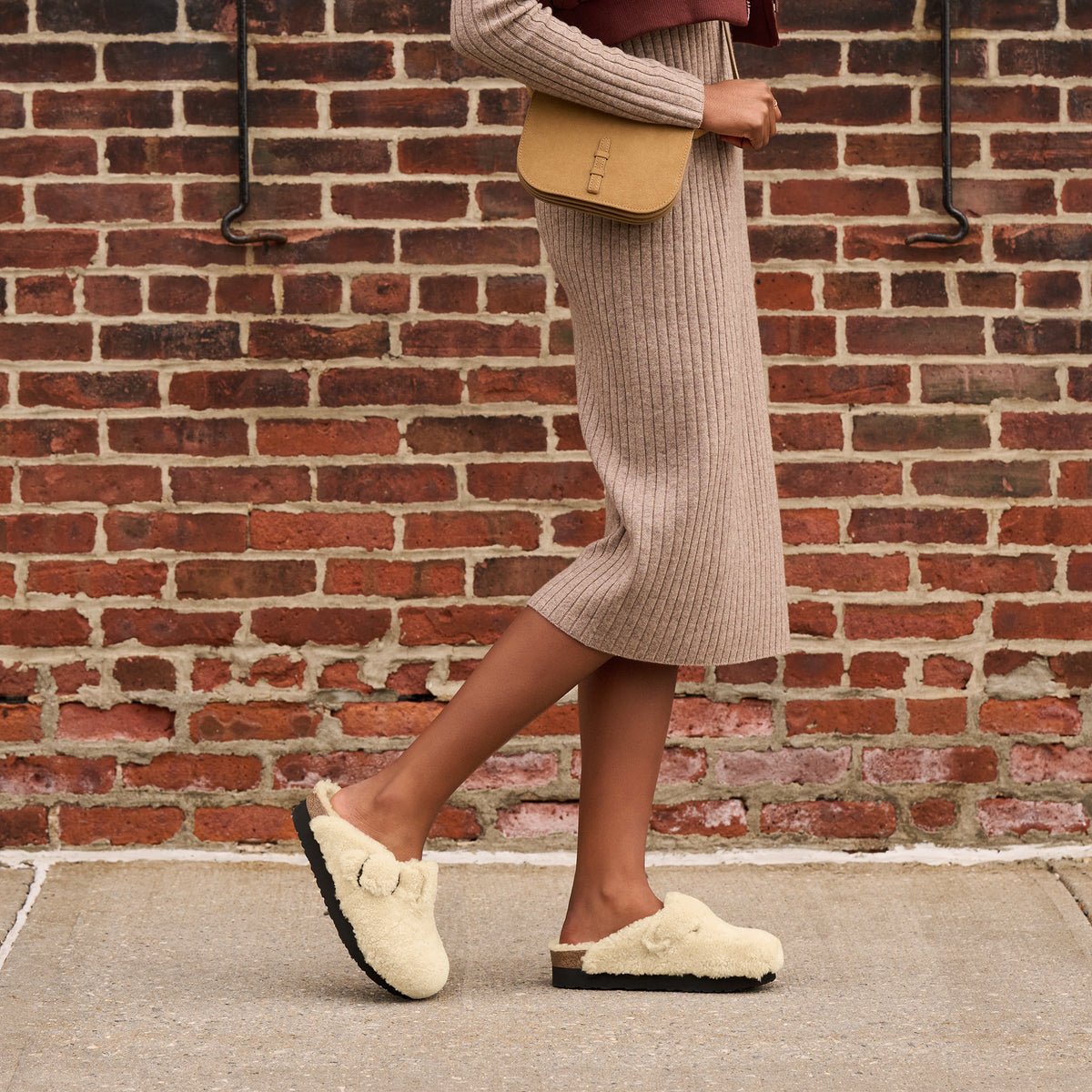 BOSTON TEDDY SHEARLING - EGGSHELL - SHEARLING