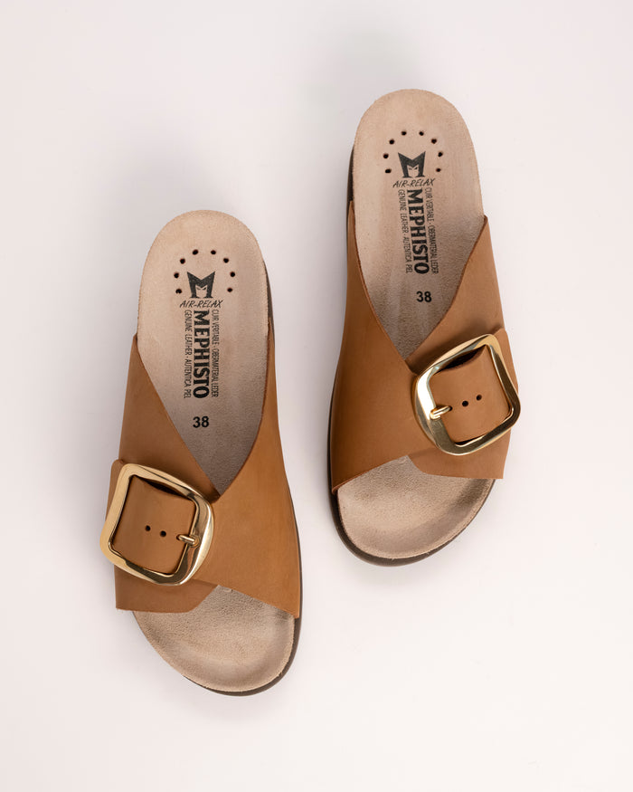 HARIANA - CAMEL - LEATHER