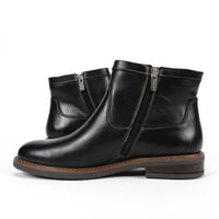 ALDAYA MID WIDE - BLACK - LEATHER