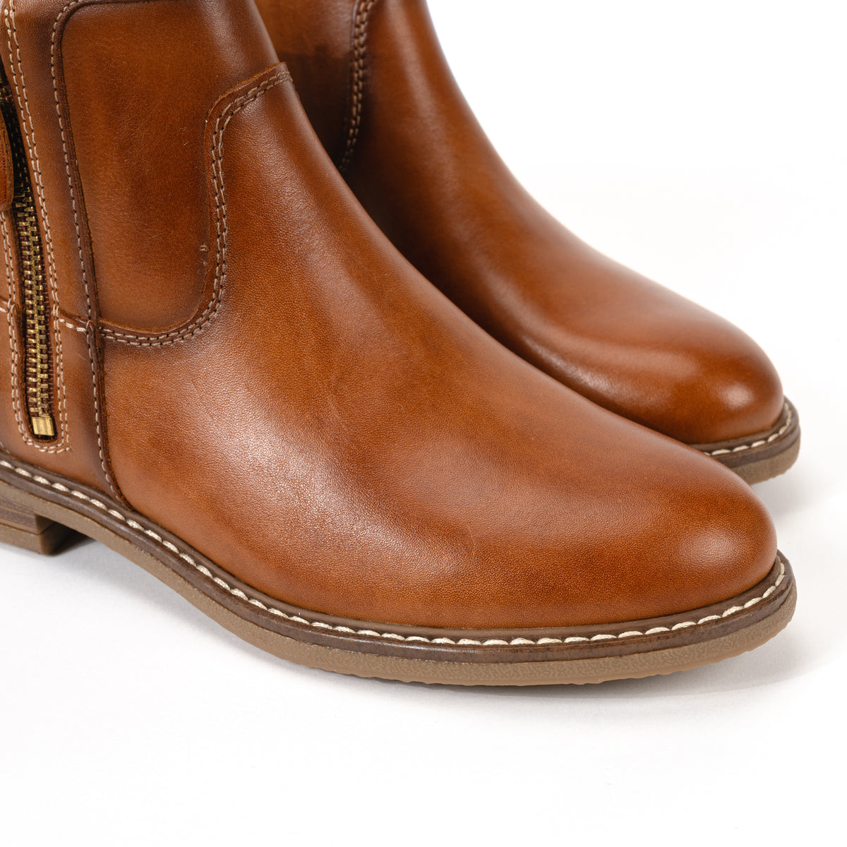 ALDAYA MID WIDE - BRANDY - LEATHER