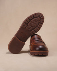 Bottom view showing high-traction pattern