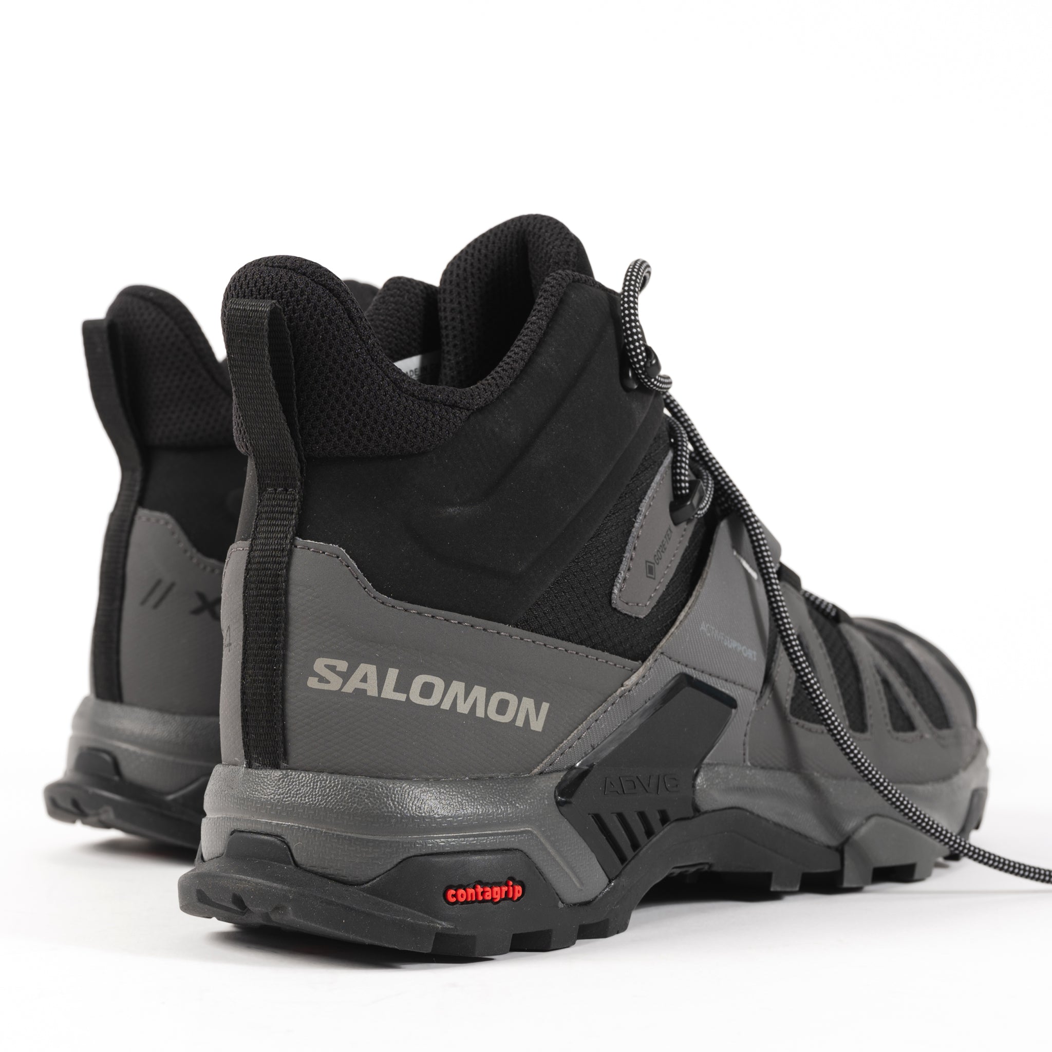 MEN'S SALOMON X ULTRA 4 MID GTX - BLACK - MESH – Plaza Shoe Store